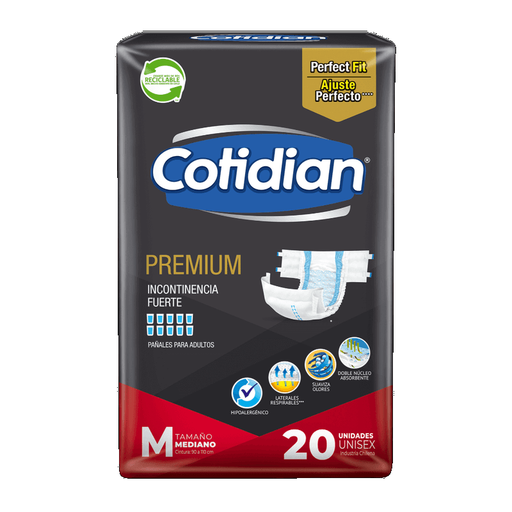 [780650075867] COTIDIAN PAÑAL PREMIUM M X 20 UNID