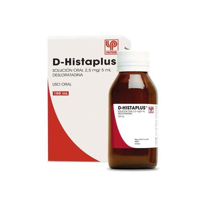 D-HISTAPLUS JARABE 2,5 MG/5 ML X 60 ML (DESLORATADINA) | Farmazon ...