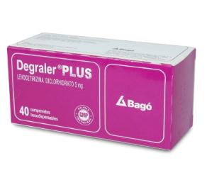 [902888] DEGRALER PLUS ODT BUCODISPERSABLES 5 MG X 40 COMP (LEVOCETIRIZINA)
