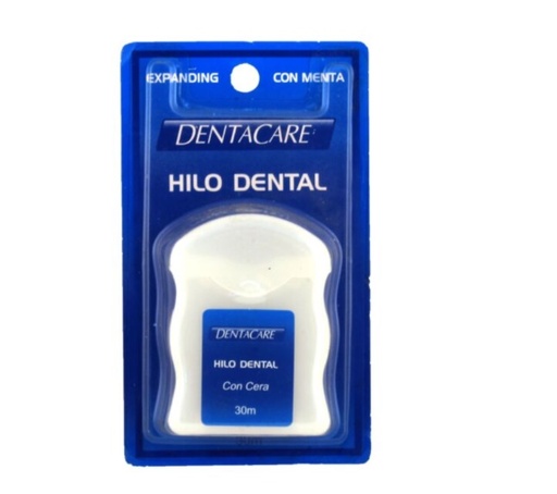 [1607620486363] DENTACARE HILO DENTAL C/CERA MENTA X 30 MTS***