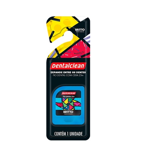 [7898185412625] DENTALCLEAN HILO DENTAL C/CERA ROMERO BRITTO X 25 MTS