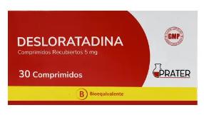 [1572525068572] DESLORATADINA 5 MG PRATER X 30 COMP (GENER)
