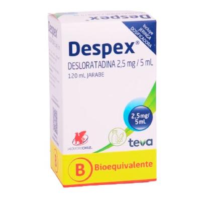 [903408] DESPEX JARABE 2,5 MG/5 ML X 120 ML (DESLORATADINA)