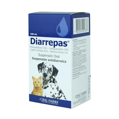 [903724] DIARREPAS SUSPENSION X 100 ML (FTALILSUFATIAZOL/SULFAGUANIDINA/CAOLIN/PECTINA)(VET)