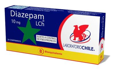 [903301] DIAZEPAM 10 MG LCH X 20 COMP (PSICO) (PTM) (GENER)