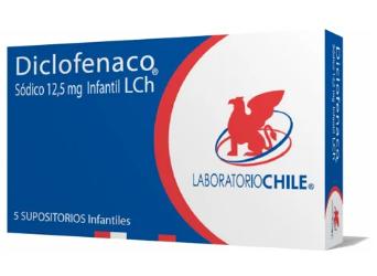 [901371] DICLOFENACO 12,5 MG SUPOS. INFANTIL LCH X 5 UNID (GENER) (PTM)