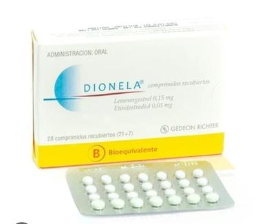 [1590523091276] DIONELA X 28 COMP (LEVONORGESTREL/ETINILESTRADIOL)(HORM)