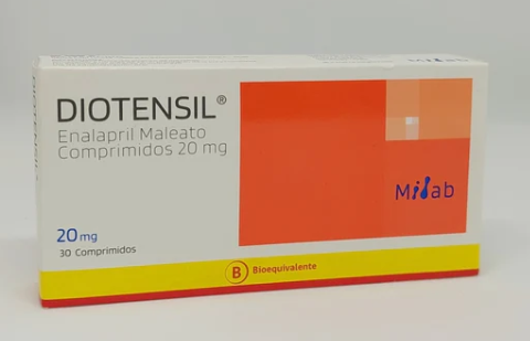 [7800063002736] DIOTENSIL 10 MG X 30 COMPRIMIDOS (ENALAPRIL)