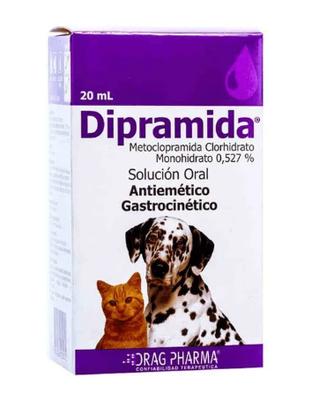 [903598] DIPRAMIDA SOLUCION 0,5 % X 20 ML (METOCLOPRAMIDA)(VET)