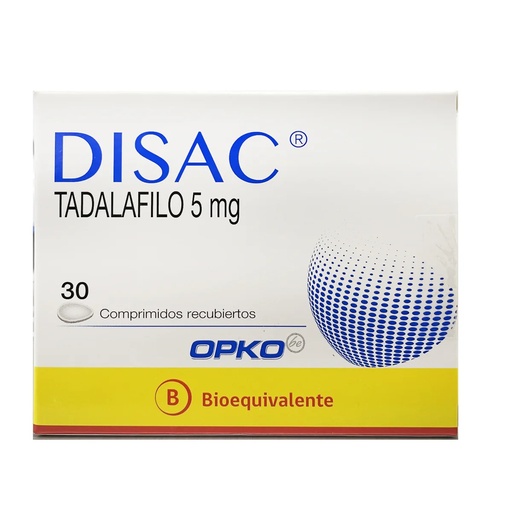 [9990029] DISAC 5 MG X 30 COMP (TADALAFILO)