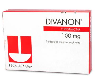 [7800070004242] DIVANON 100 MG X 7 CAPS VAGINALES (CLINDAMICINA)