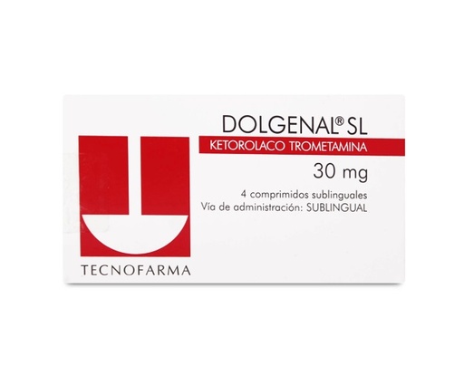 [1567712591867] DOLGENAL SL 30 MG X 4 COMP (KETOROLACO)