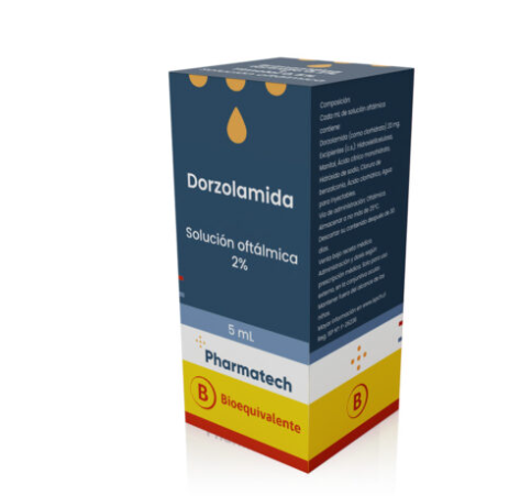 [8680199002096] DORZOLAMIDA 2%  SOL. OFTALMICA PHARMATECH X 5 ML (GENER) (SIMIL GLAUCOTENSIL)