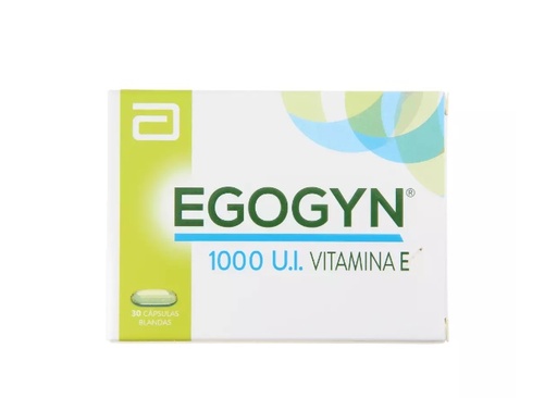 [904260] EGOGYN 1000 UI X 30 CAPS (VITAMINA E)