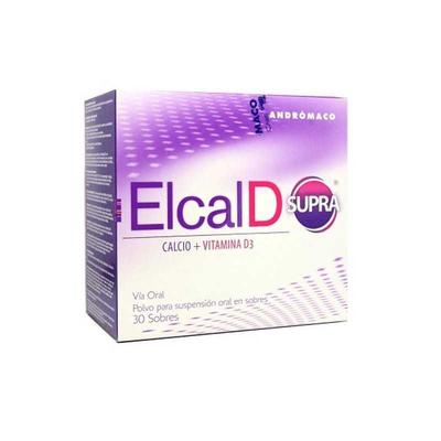 [901399] ELCAL D SUPRA POLVO X 30 SOBRES (CALCIO 1200 + VIT D 800)***