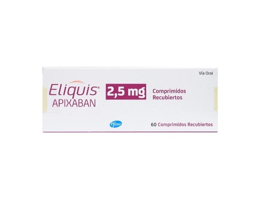 [8027950170166] ELIQUIS 2,5 MG X 60 COMP (APIXABAN)