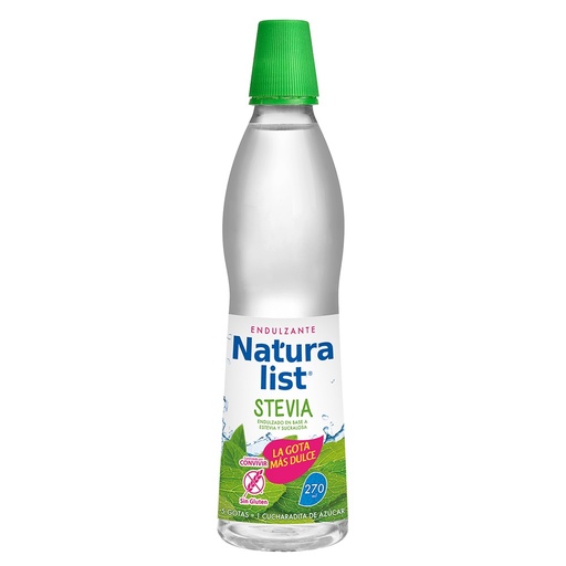 [901260] ENDULZANTE NATURALIST STEVIA GOTAS X 270 ML
