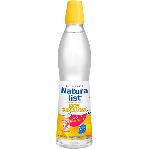 [903025] ENDULZANTE NATURALIST SUCRALOSA GOTAS X 180 ML