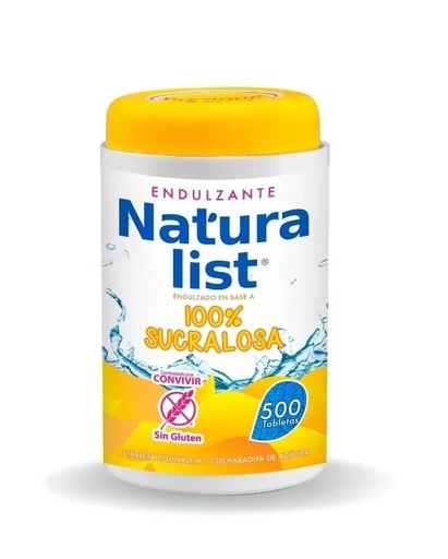 [903574] ENDULZANTE NATURALIST SUCRALOSA X 500 TAB***