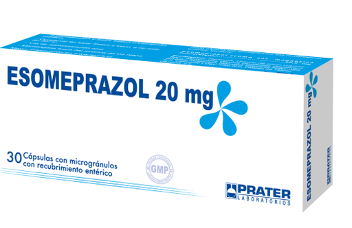 [905415] ESOMEPRAZOL 20 MG PRATER X 30 CAPS (GENER)