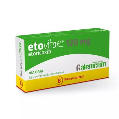 [1604680664450] ETOVITAE 120 MG X 7 COMP (ETORICOXIB)