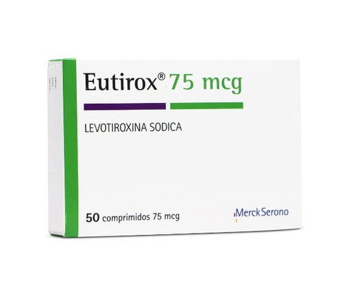 [900499] EUTIROX  75 MCG X 50 COMP (LEVOTIROXINA)