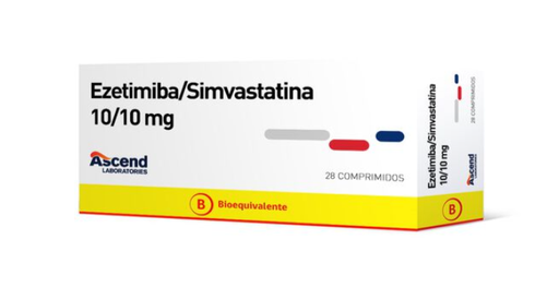 [1601998586959] EZETIMIBE/SIMVASTATINA 10/10 ASCEND X 28 COMP (GENER)