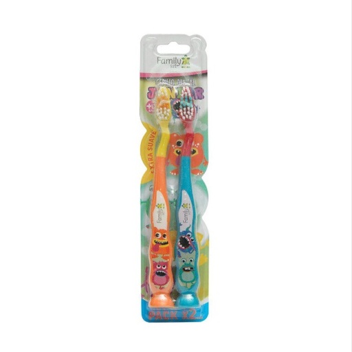 [904869] FAMILY SET CEPILLO DENTAL JUNIOR +3 X 2 UNID
