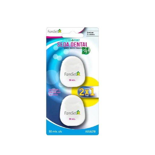 [905024] FAMILY SET SEDA DENTAL 50 MTS 2 X 1