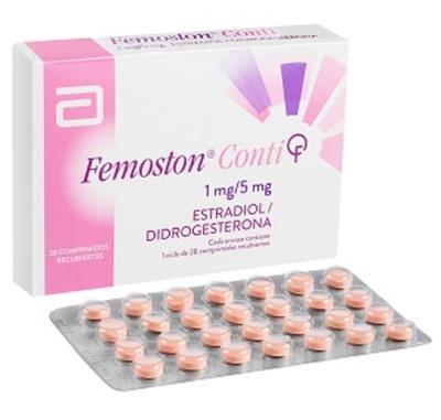 [904424] FEMOSTON CONTI 1 MG/5 MG X 28 COMP (DIDROGESTERONA/ESTRADIOL) (RS:30) (HORM)