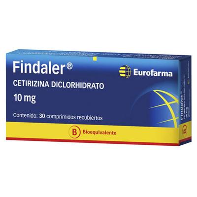 [903694] FINDALER 10 MG X 30 COMP (CETIRIZINA) FECHA DE VENCIMIENTO OCTUBRE