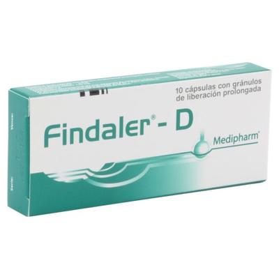 [900784] FINDALER-D X 10 CAPS (CETIRIZINA/PSEUDOEFEDRINA)***