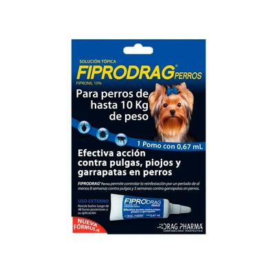 [904151] FIPRODRAG PERRO 0,1-10 KG X 0,67 ML (FIPRONIL) (VET)