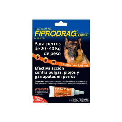 [904195] FIPRODRAG PERRO 20-40 KG X 2,68 ML (FIPRONIL) (VET)