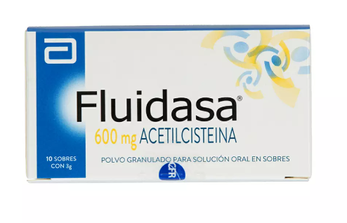 [903302] FLUIDASA 600 MG X 10 SOBRES (ACETILCISTEINA)