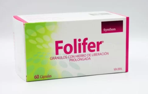 [903251] FOLIFER X 60 CAP (HIERRO/VIT C/FOLICO)