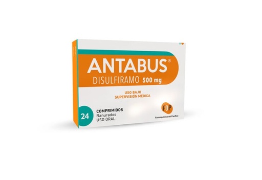 [1662150019559] FRACCIONAMIENTO ANTABUS 500 MG X 10 COMP (DISULFIRAM)