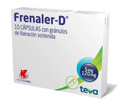 [7800007804143] FRENALER-D  X 20 CAPS (LORATADINA/PSEUDOEFEDRINA)***