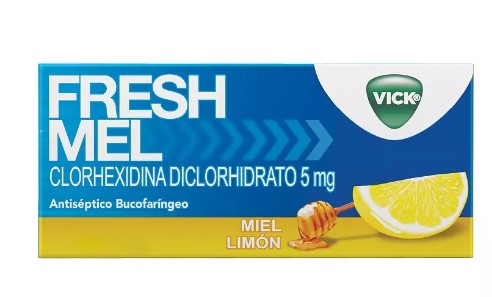 [901459] FRESHMEL MIEL LIMON ANTISEPTICO X 12 COMP (CLORHEXIDINA)