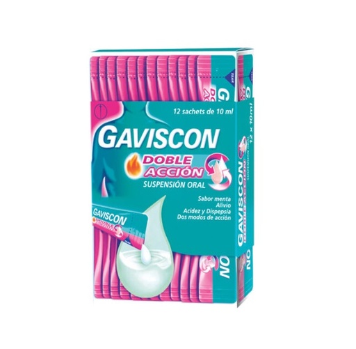 [900707] GAVISCON DOBLE ACCIÓN SACHET X 12 UN