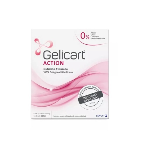 [1619450449573] GELICART ACTION POLVO SOBRE 20 G X 30 SOBRES (COLAGENO HIDROL)