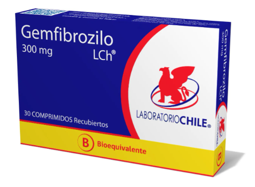 [900166] GEMFIBROZILO 300 MG LCH X 30 COMP (GENER) (PTM)