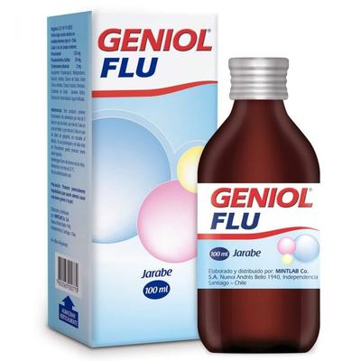 [7800063000770] GENIOL FLU JARABE X 100 ML (PARACETAMOL/PSEUDOEFED/CLORFE) (SIMIL NASTIZOL CPTO)