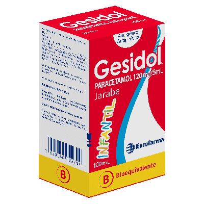 [1556044838738] GESIDOL INFANTIL JARABE 120 MG/5ML X 100 ML (PARACETAMOL)