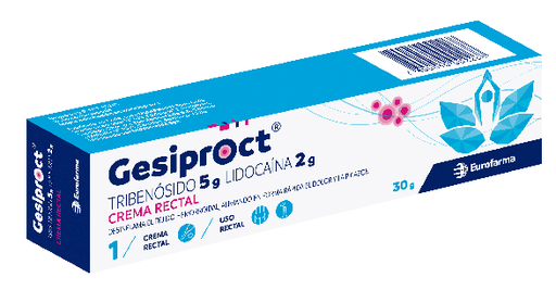[900170] GESIPROCT CREMA ANTIHEMORROIDAL X 30 GR (LIDOCAINA/TRIBENOSIDO)