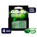 [902308] GILLETTE MACH3 REPUESTO X 4 SENSITIVE