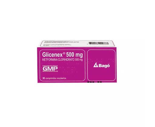 [1505606975996] GLICENEX NORMAL 500 MG X 30 COMP (METFORMINA)