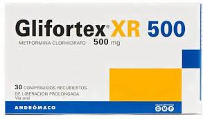 [902780] GLIFORTEX XR  500 MG X 30 COMP (METFORMINA)