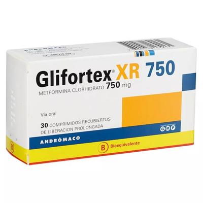 [902457] GLIFORTEX XR  750 MG X 30 COMP (METFORMINA)