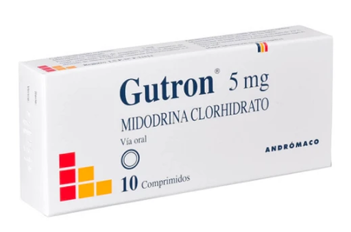 [902167] GUTRON 5 MG X 10 COMP (MIDODRINA)